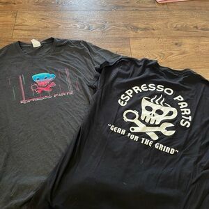 Espresso parts 2 tshirts! Combo deal